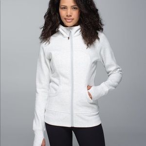 LULULEMON WHITE SCUBA HOODIE